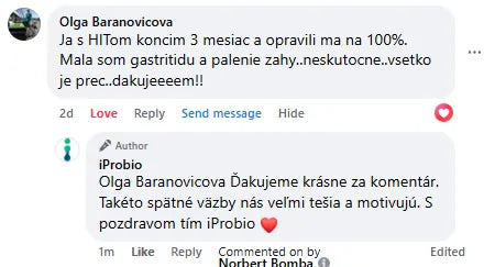 Recenzia zákazníka iMunobiom+®