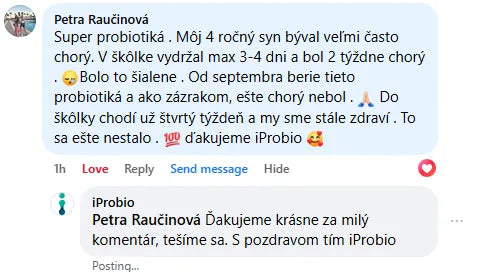 Recenzia zákazníka iMunobiom+®