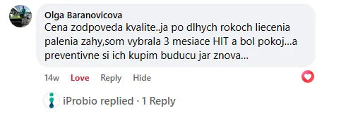 Recenzia zákazníka iMunobiom+®